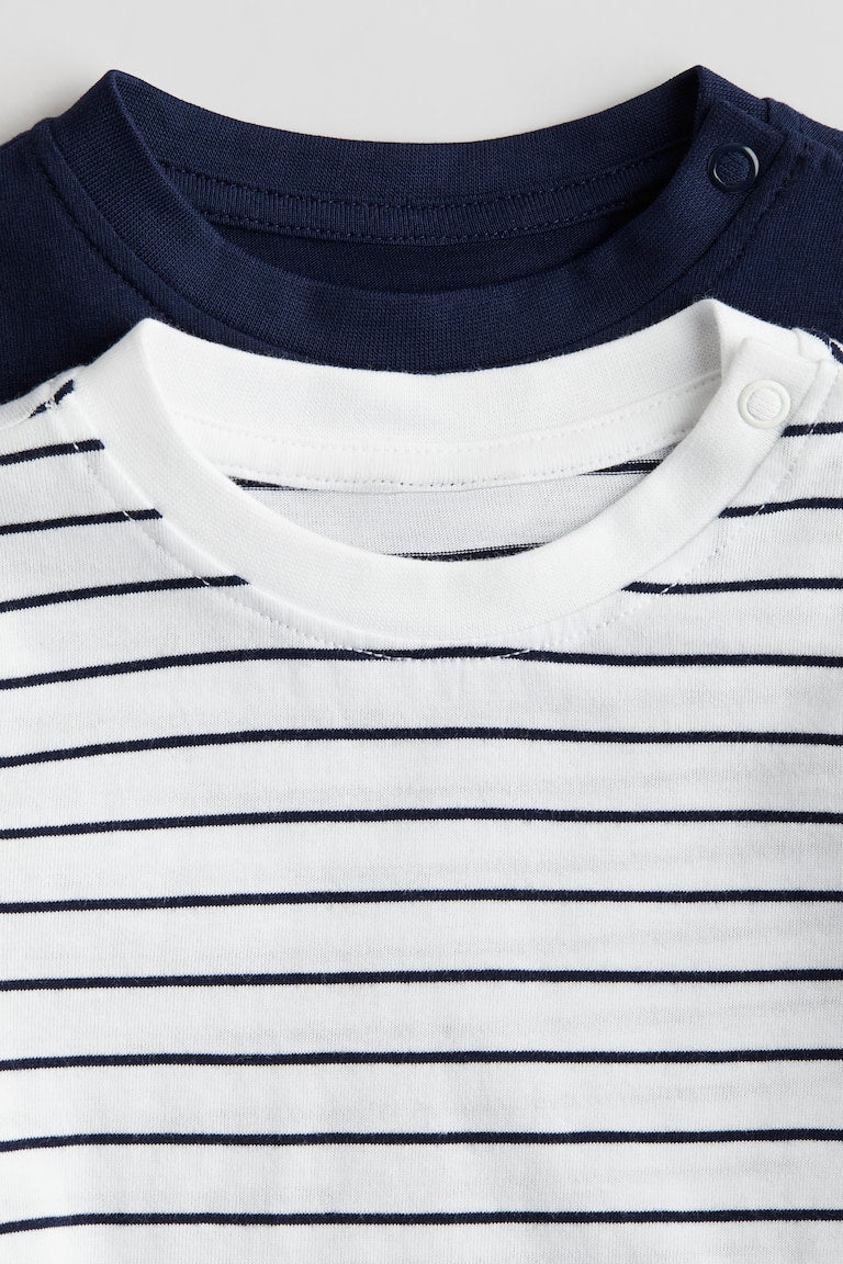 H&M 2-pack Long-sleeved Jersey Shirts