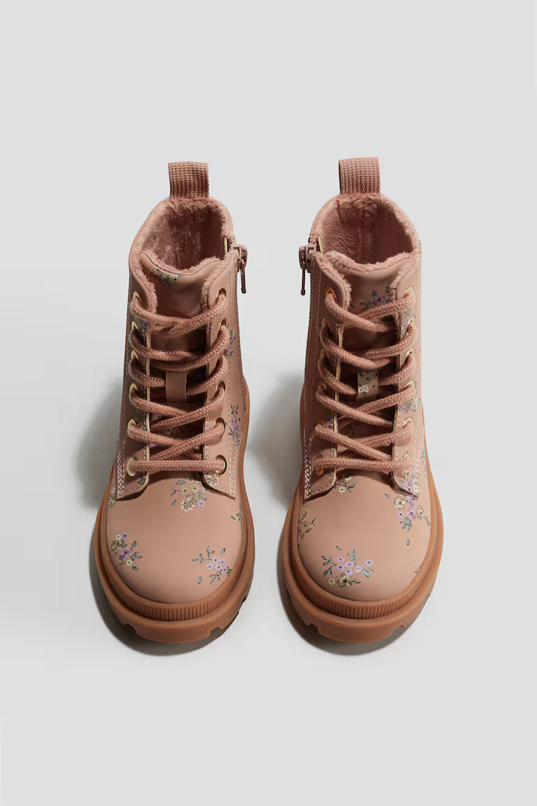 H&M Lace-Up Boots