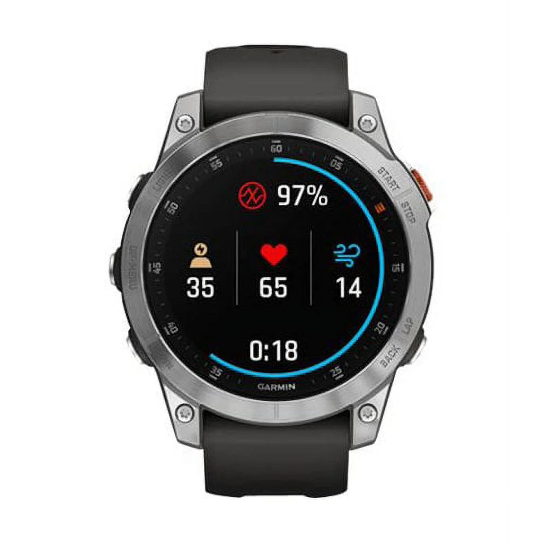Garmin epix Gen 2, Premium active smartwatch, touchscreen AMOLED display, Adventure Watch with Advanced Features, Slate Steel