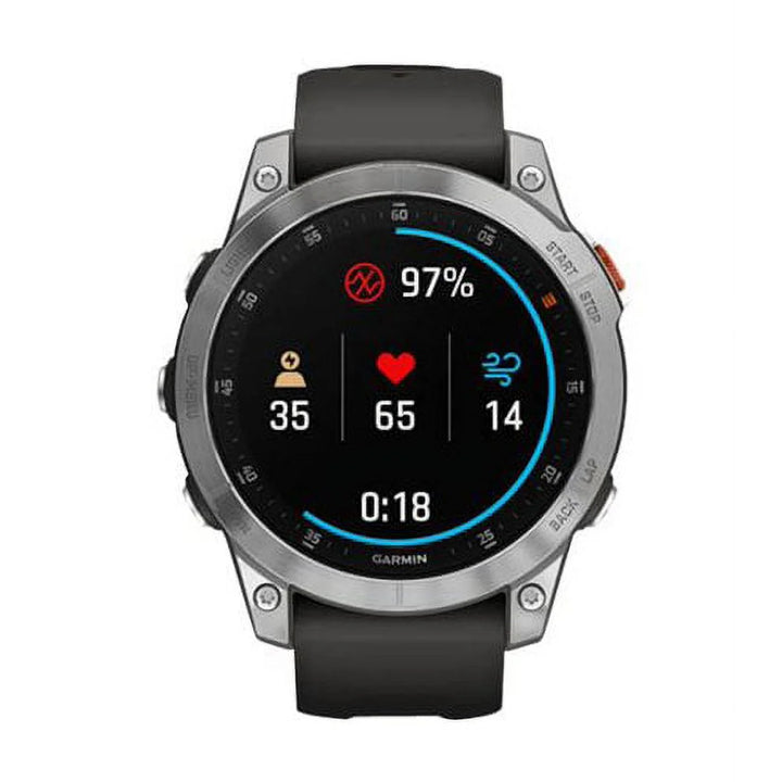 Garmin epix Gen 2, Premium active smartwatch, touchscreen AMOLED display, Adventure Watch with Advanced Features, Slate Steel