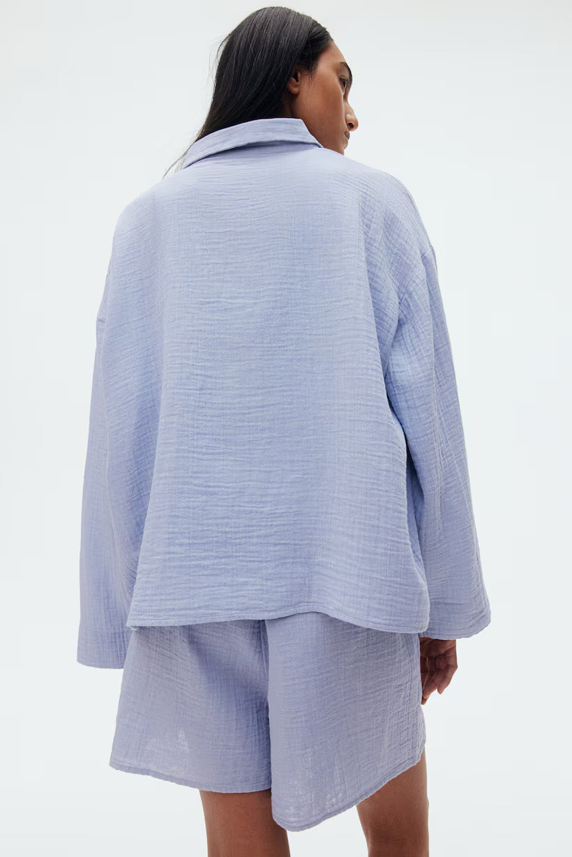 H&M Pajama Shirt and Shorts