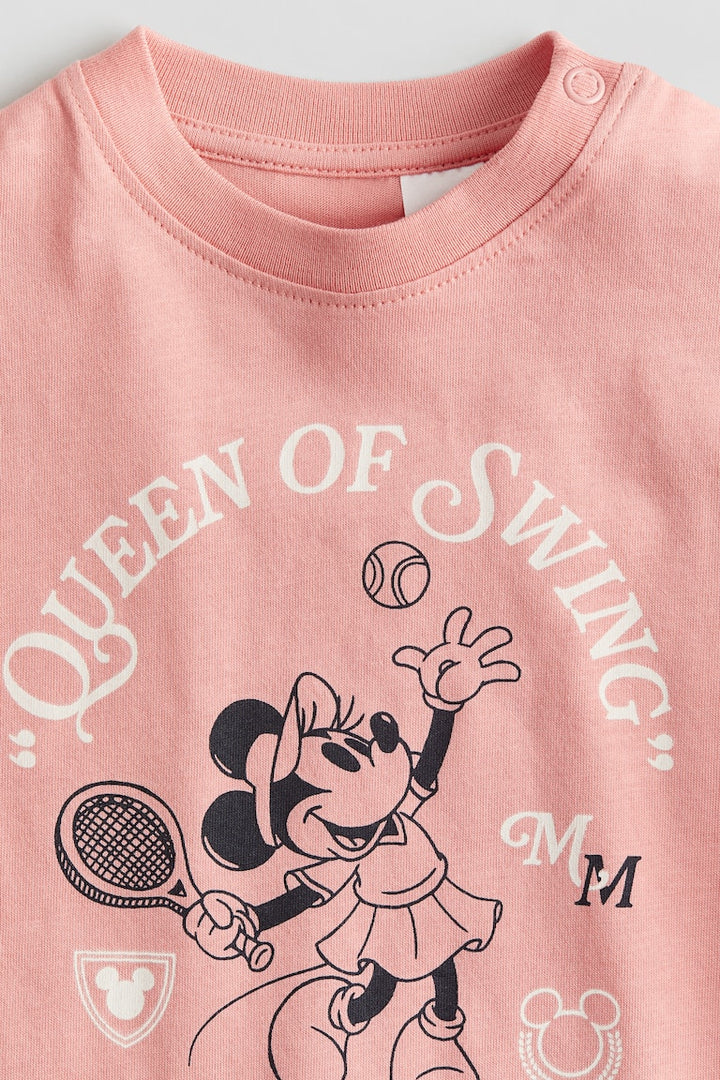 H&M T-Shirt with Printed Motif