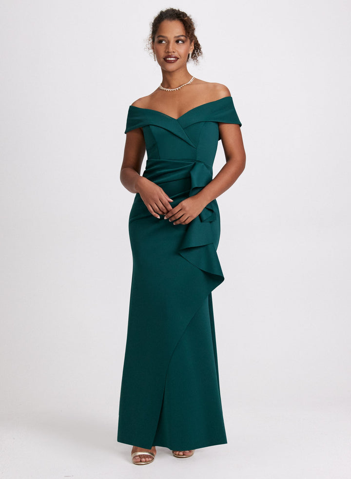 LAURA Cascade Ruffle Dress