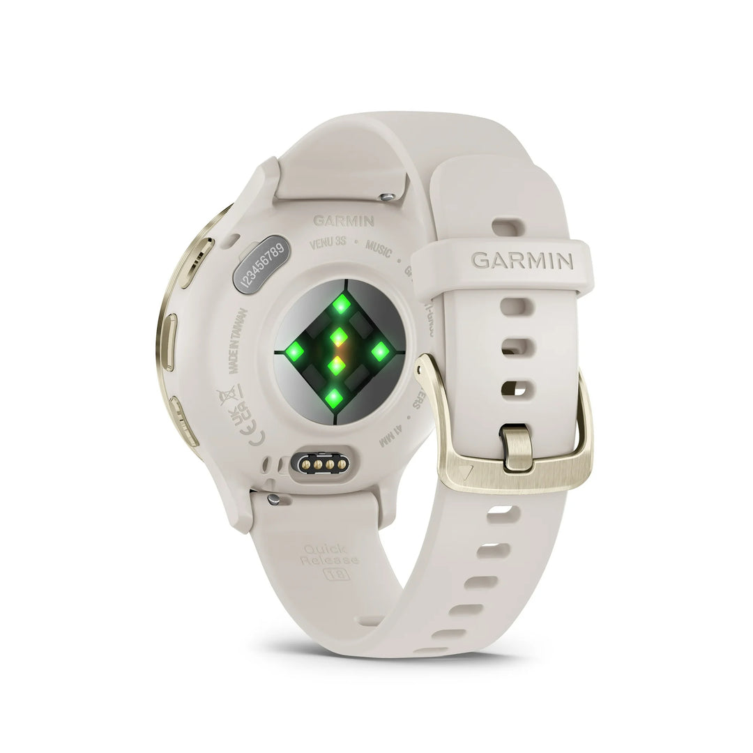 Garmin Venu® 3S, GPS Smartwatch, AMOLED Display, Advanced Health and Fitness Features, Up To 10 Days Of Battery, Ivory