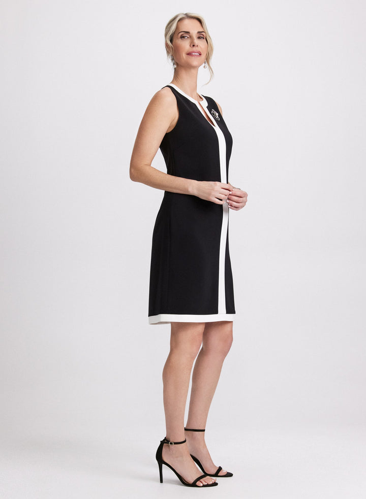 LAURA Contrast Trim Dress