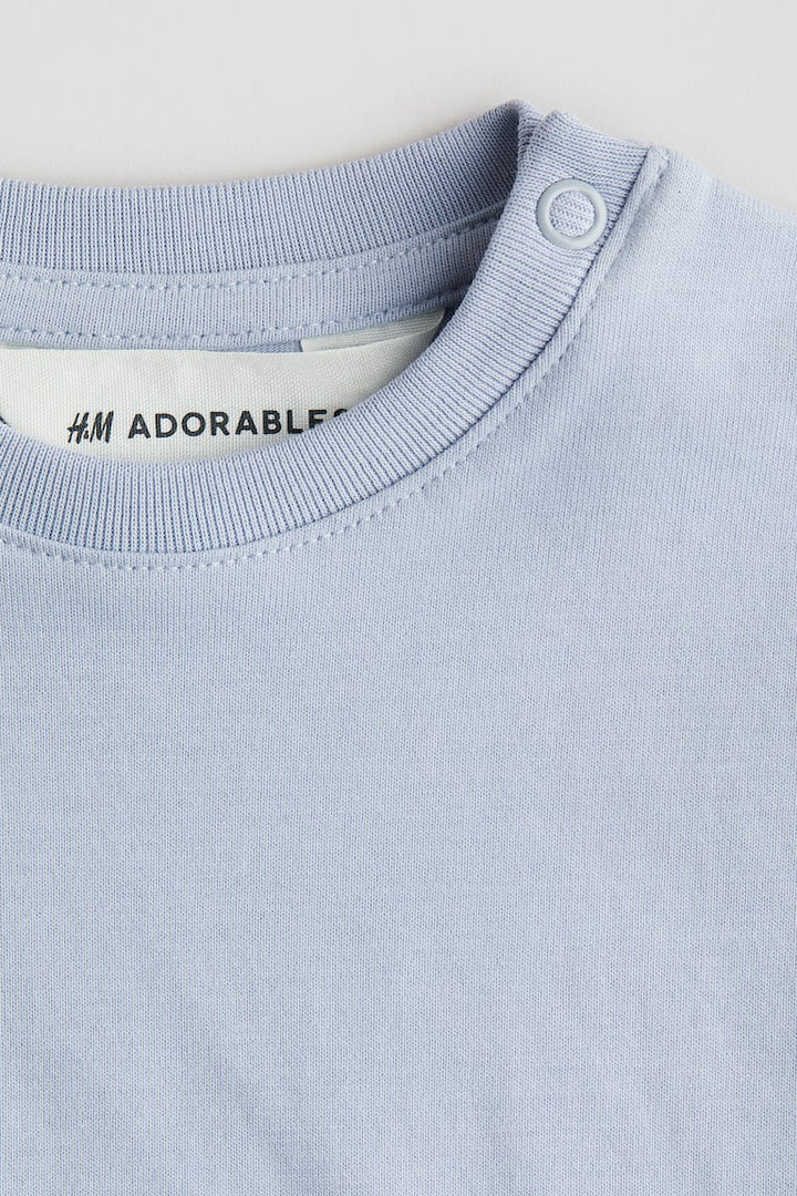 H&M Loose-Fit Pima Cotton T-Shirt
