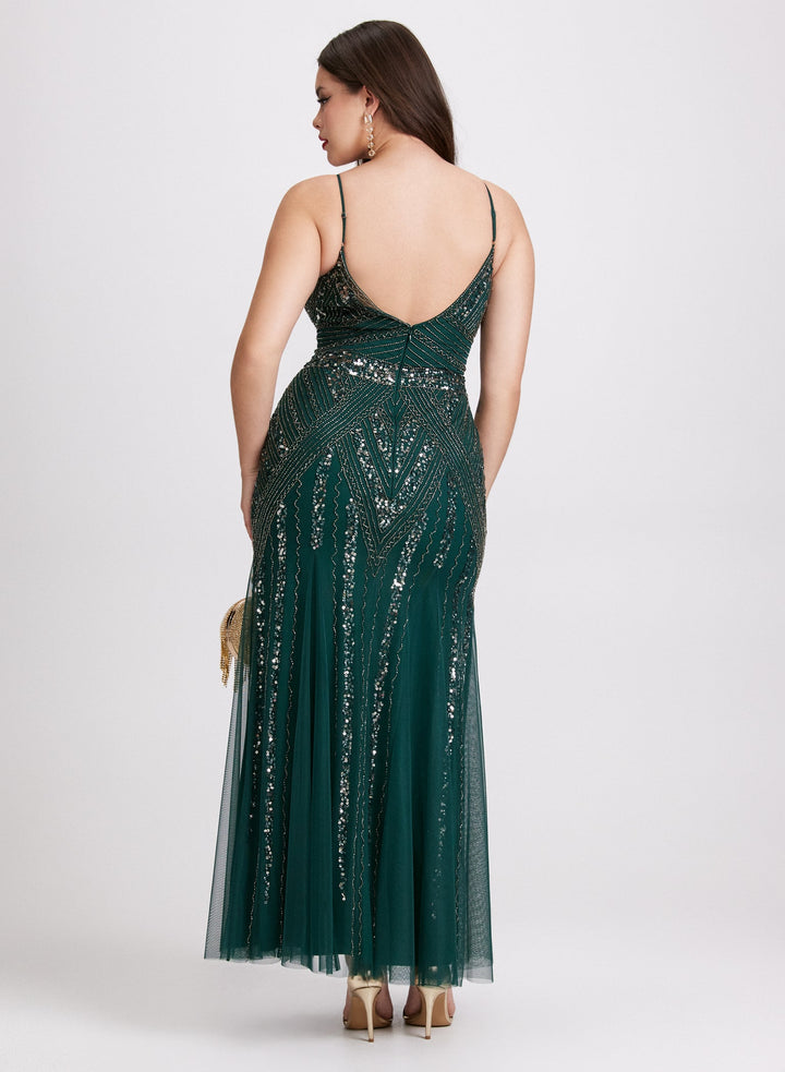 LAURA Embellished Evening Gown