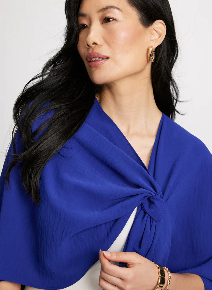 LAURA Textured Crepe Shawl