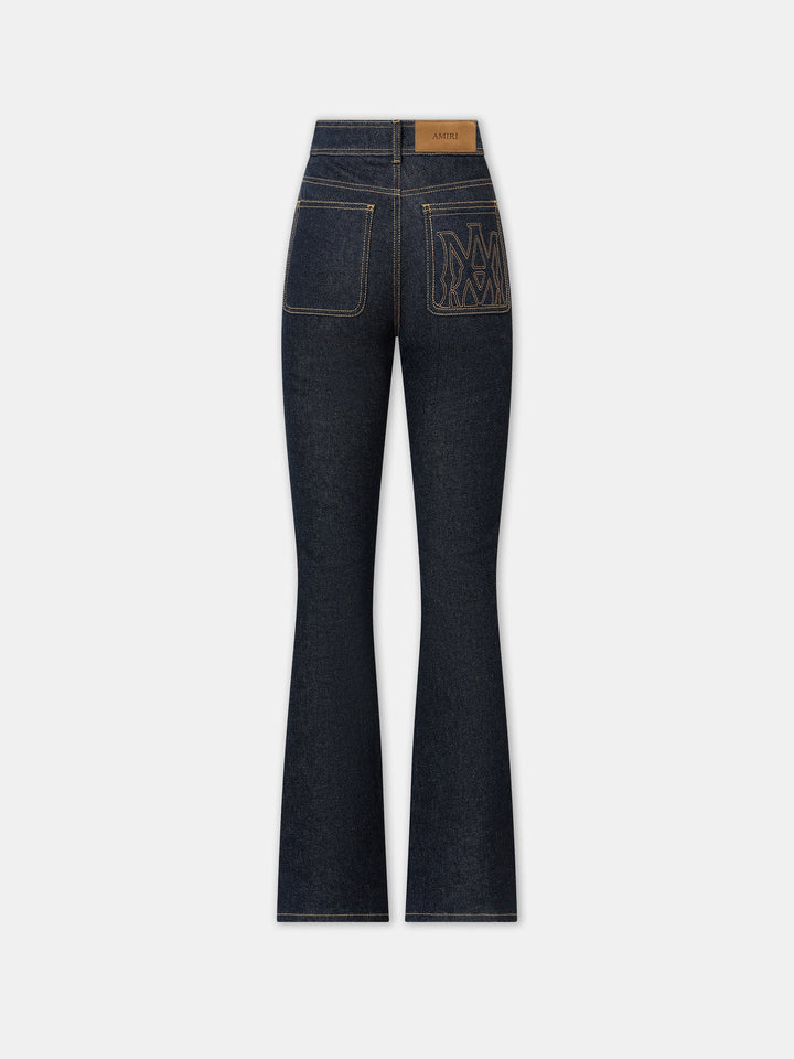 AMIRI WOMEN'S ZIP UP FLARE JEAN