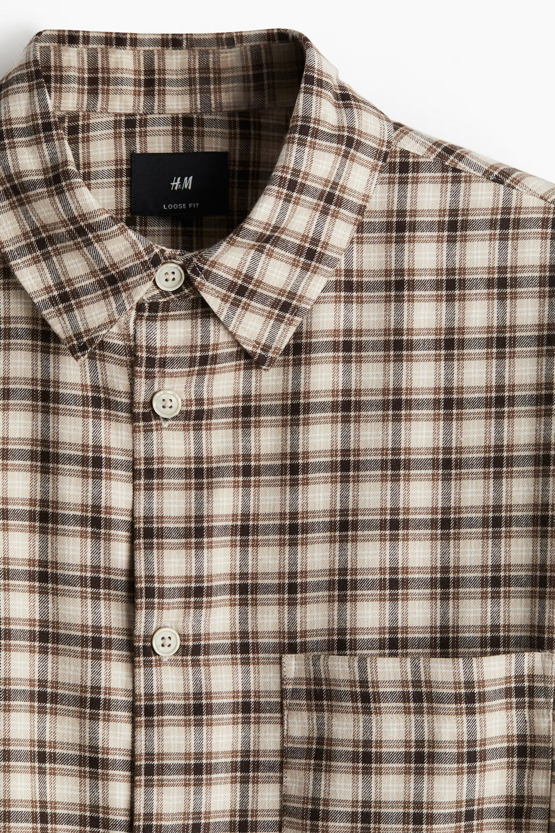 H&M Loose Fit Flannel shirt