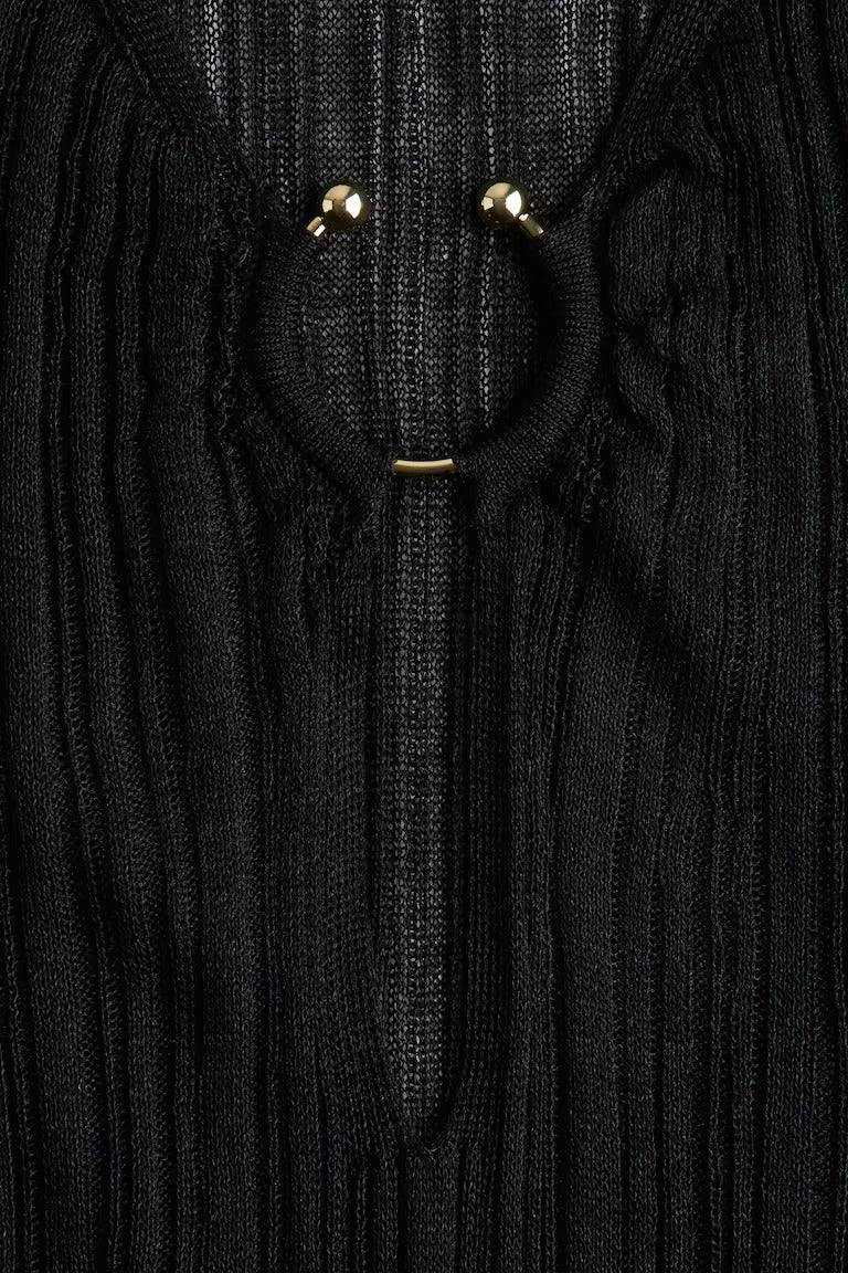 H&M Rib-Knit Beach Dress