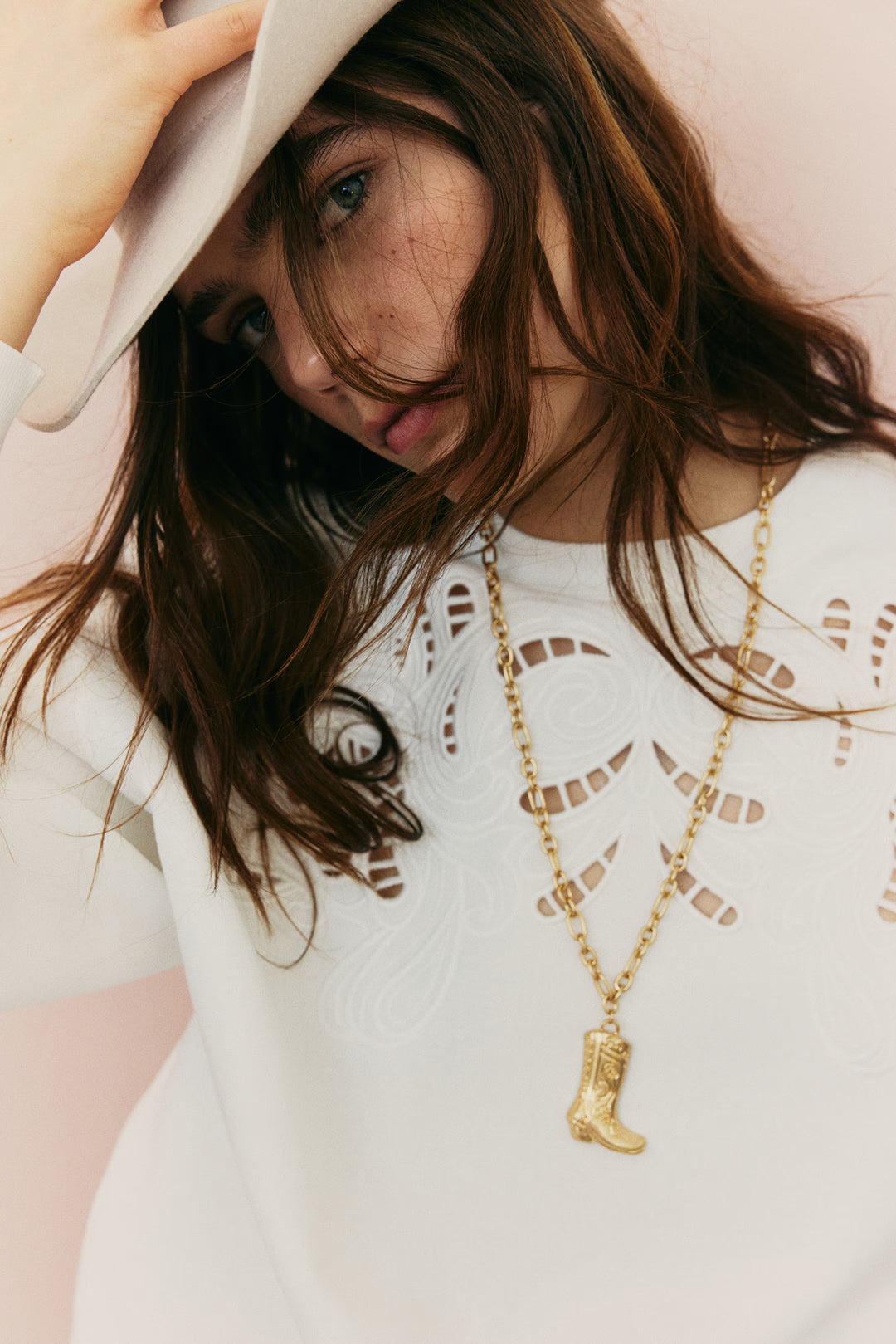 H&M Oversized Sweatshirt with Motif