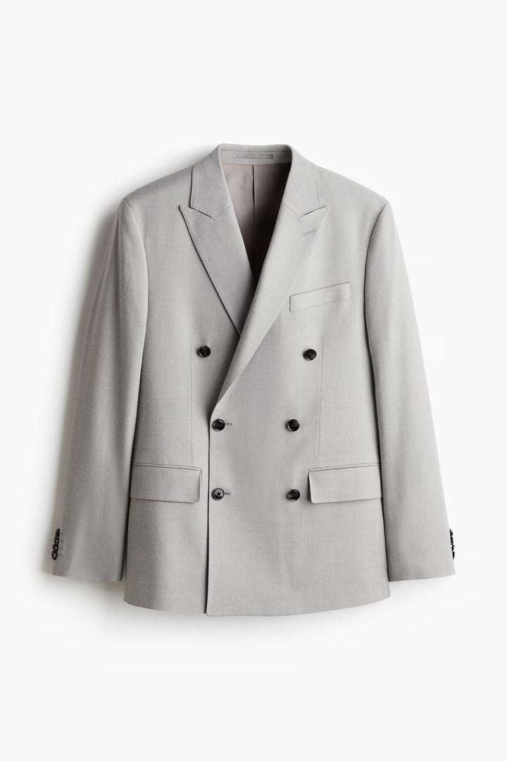 H&M Regular-Fit Double-Breasted Jacket