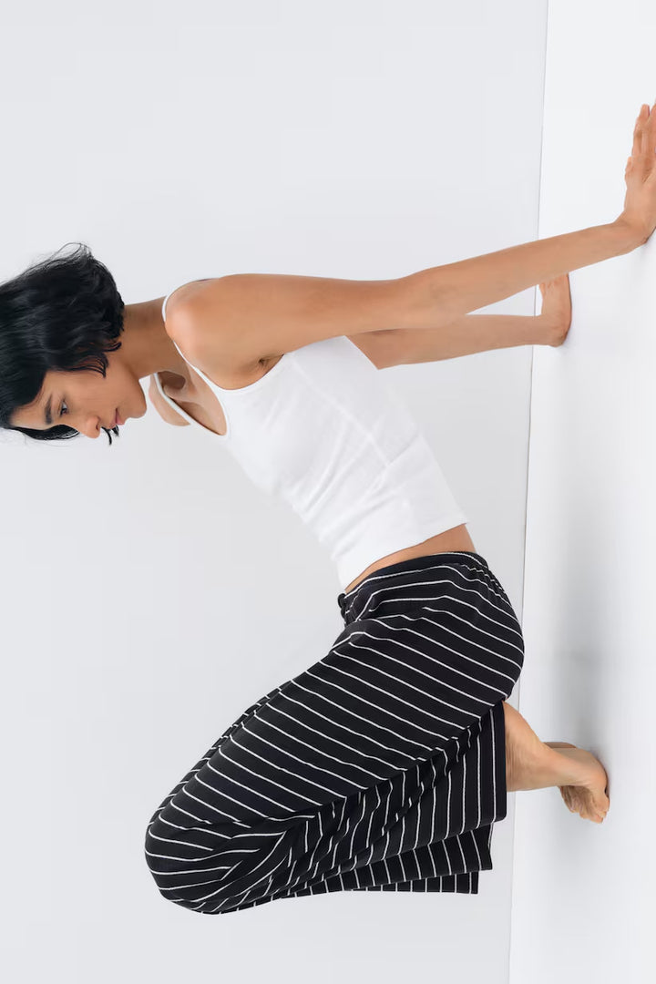 H&M Wide-leg Jersey Pants