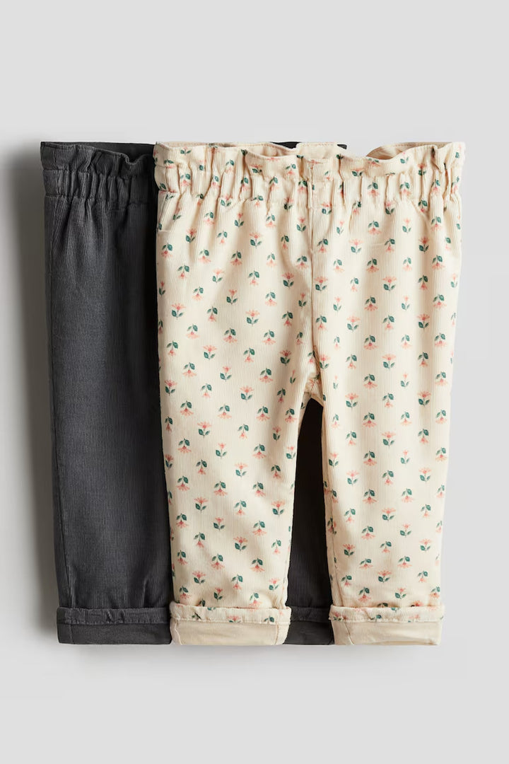 H&M  2-pack Paper Bag Pants