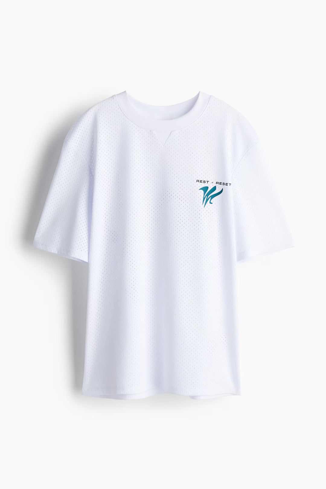 H&M Printed Mesh Sports Shirt with DryMove™