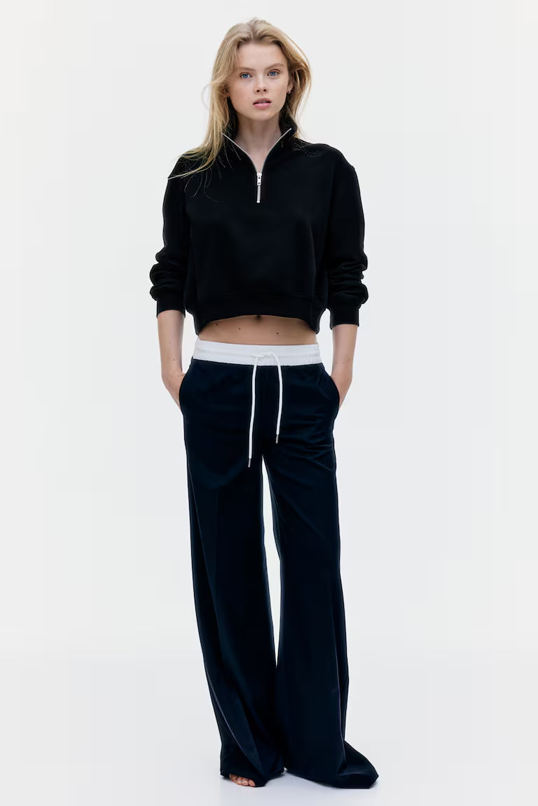 H&M HALF-ZIP SWEATSHIRT