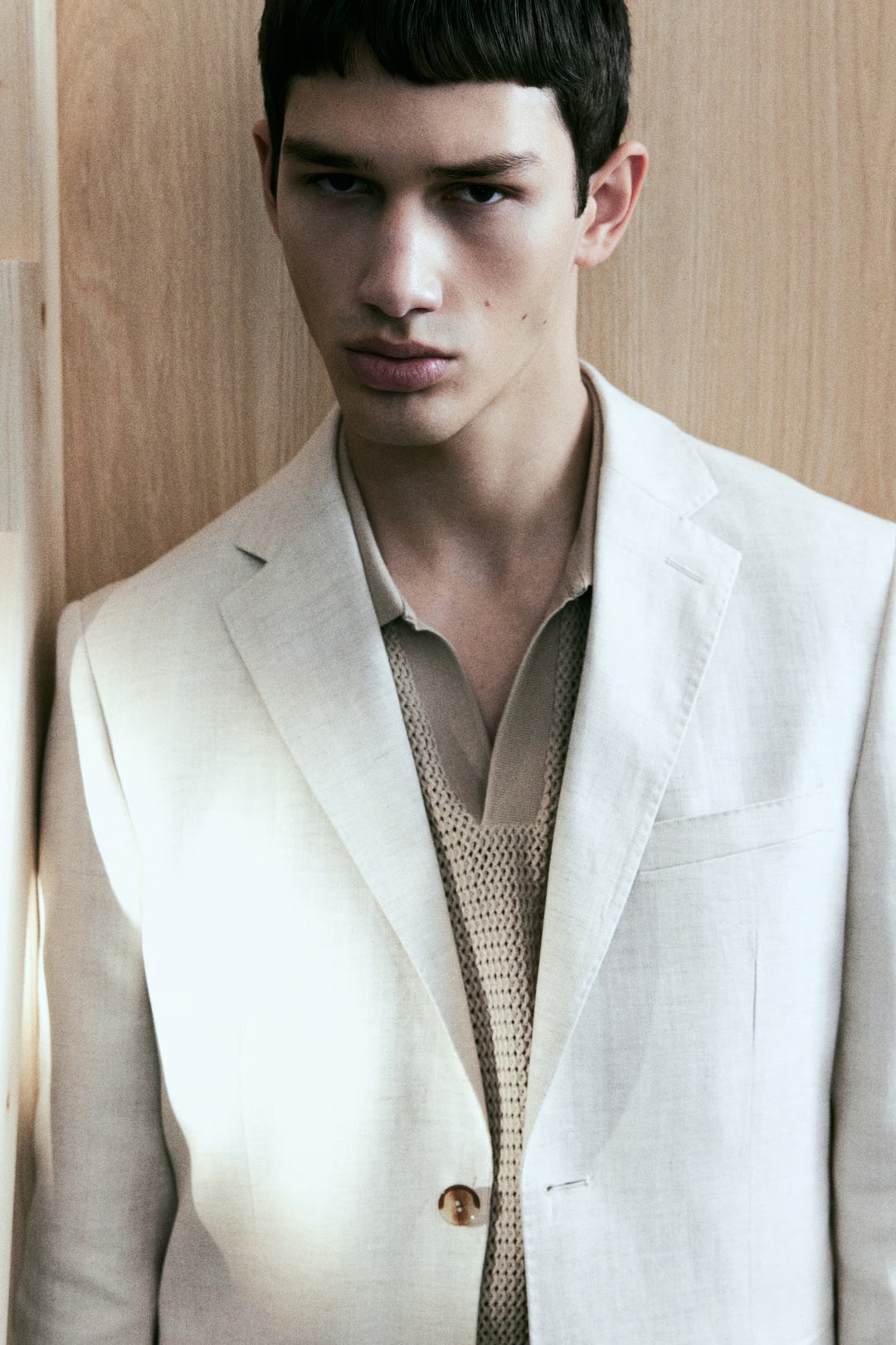 H&M Regular-Fit Linen-Blend Jacket