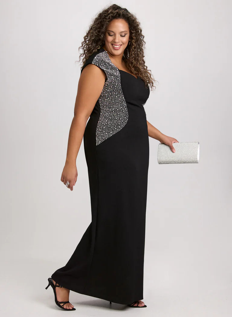 LAURA Crystal Embellished Dress