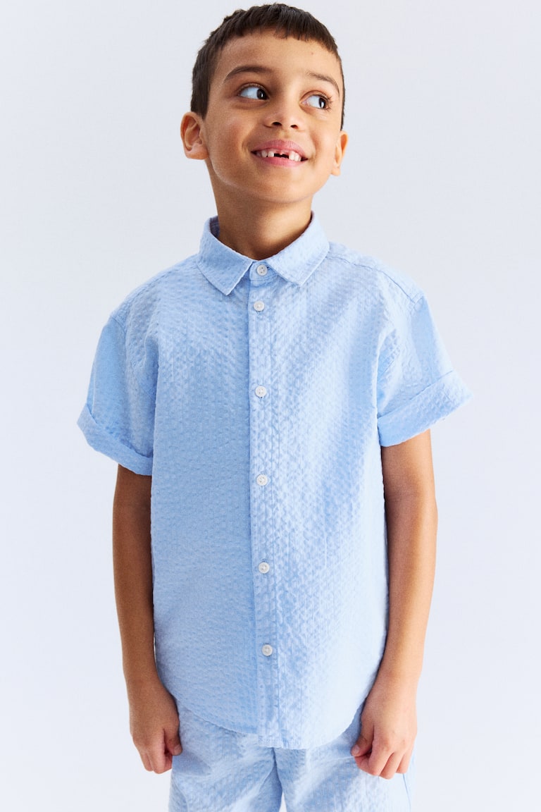 H&M Cotton Seersucker Shirt