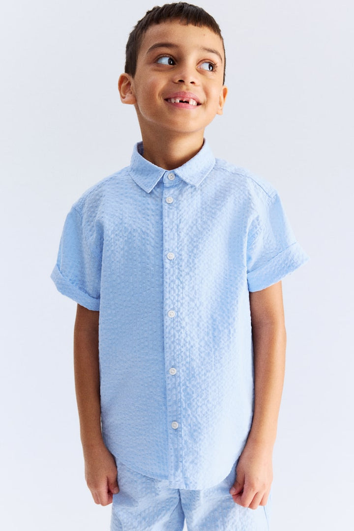 H&M Cotton Seersucker Shirt