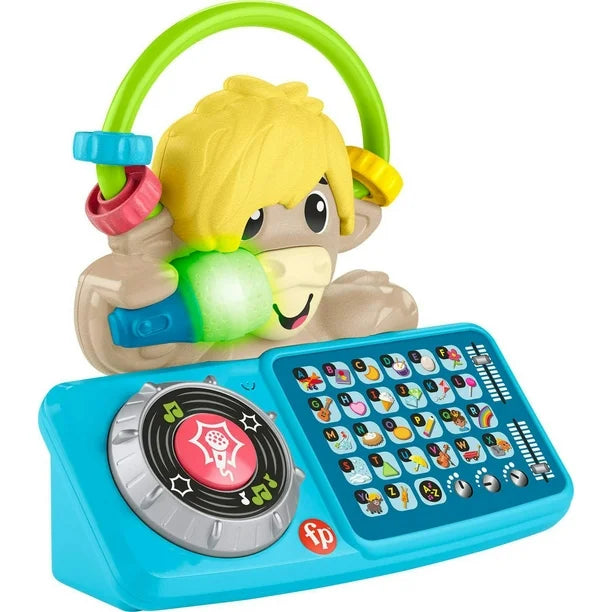 Fisher-Price Link Squad Bop & Groove Tiger Baby Learning Toy with Music & Lights