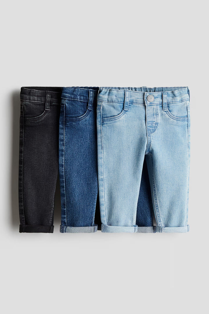 H&M 3-pack Comfort Stretch Skinny Fit Jeans