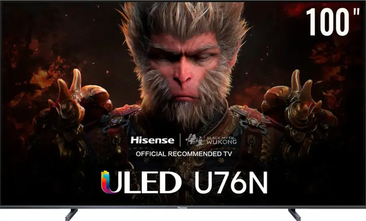 Hisense - 100" Class U76 Series 4K UHD QLED Smart Google TV (2024)