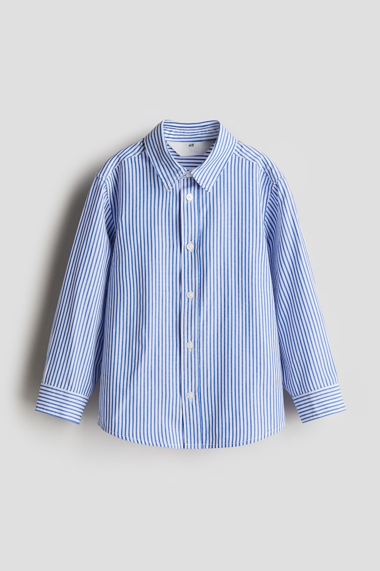 H&M Long-sleeved Cotton Shirt