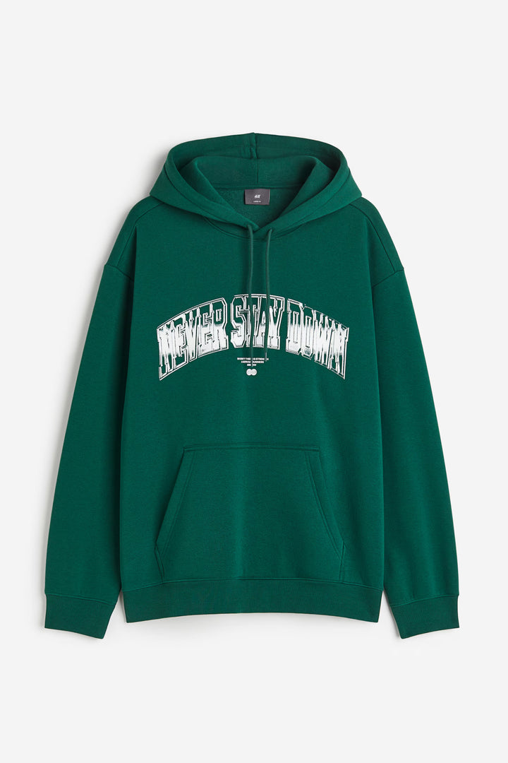 H&M Loose Fit Printed Hoodie