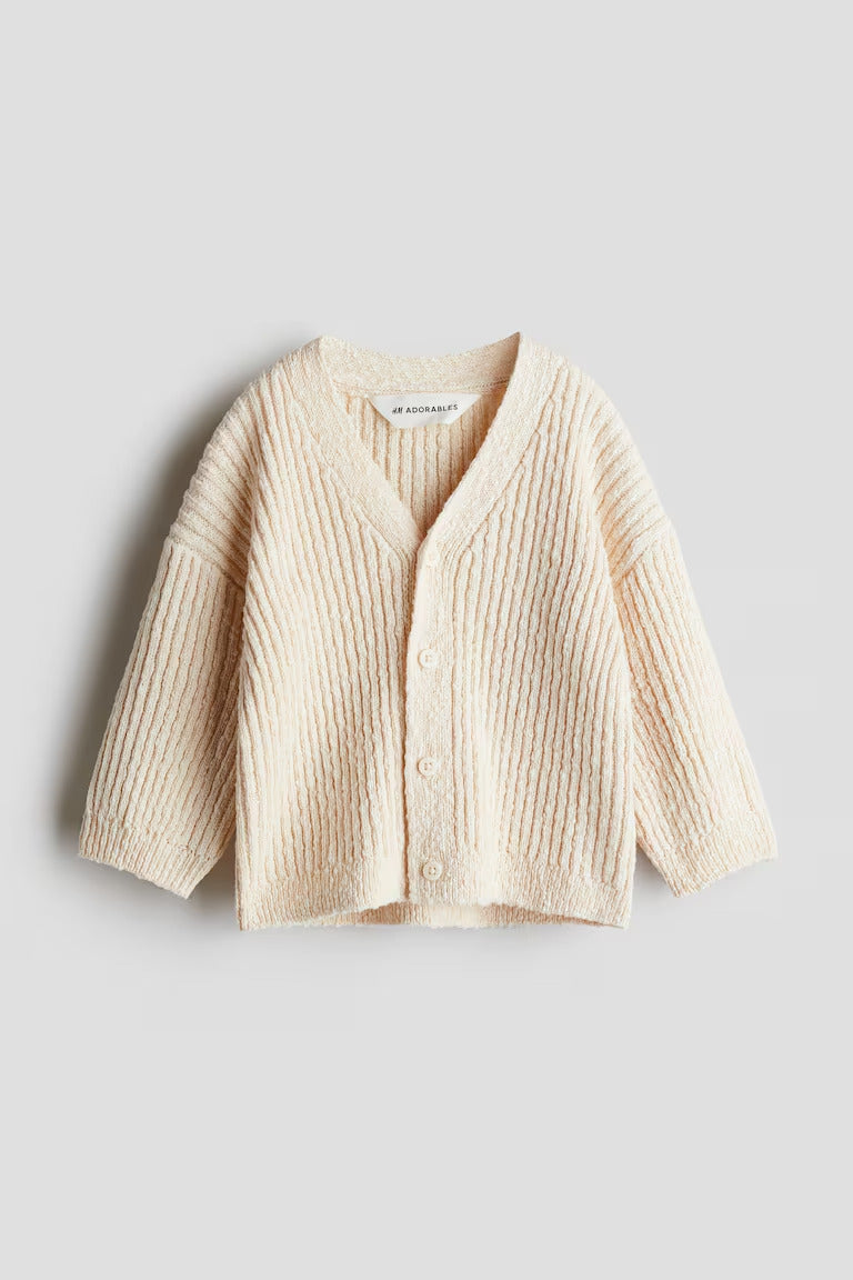 H&M Oversized bouclé-knit cardigan