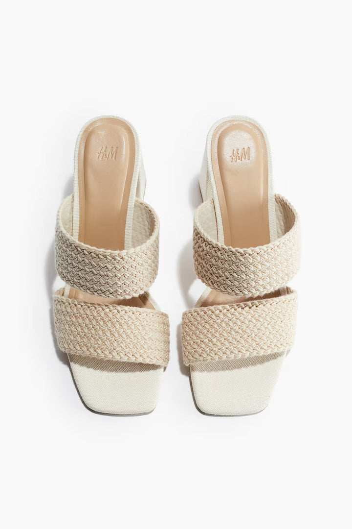 H&M Braided Sandals with Heel