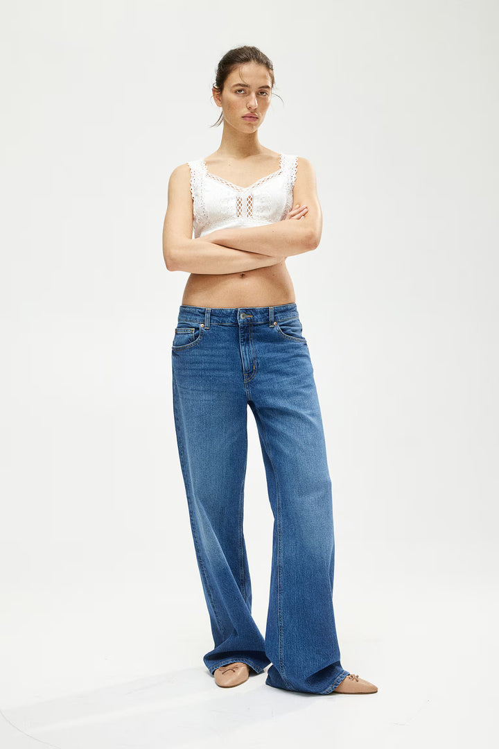 H&M Harper High Rise Wide Leg Jeans