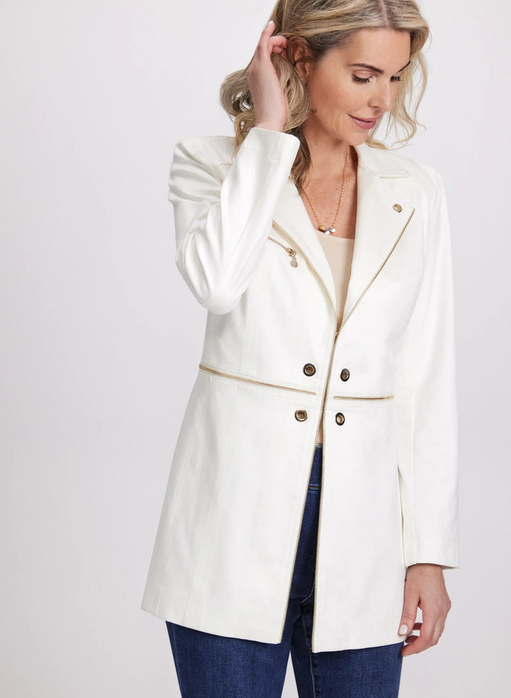 LAURA Open-Front Redingote Jacket