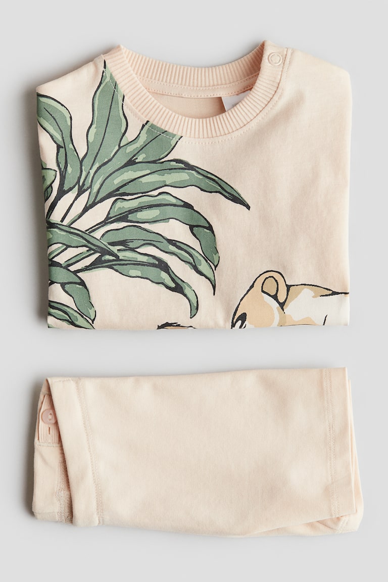 H&M 2-Piece Printed Cotton Set