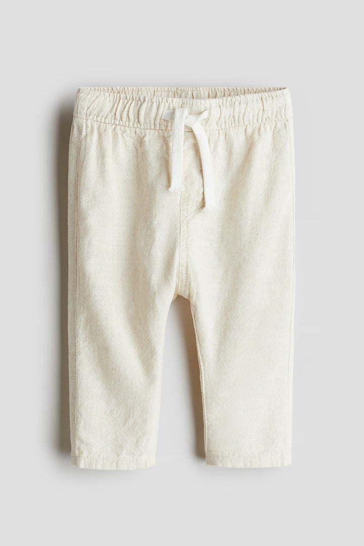 H&M Linen-Blend Joggers
