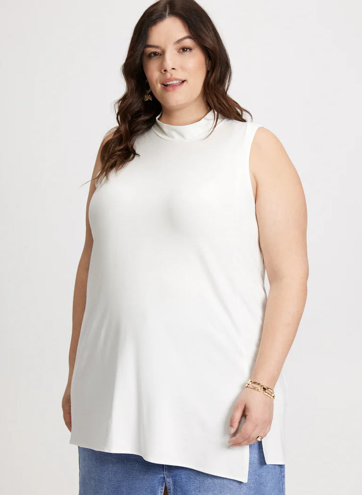 LAURA Joseph Ribkoff - Sleeveless Mock Neck Tunic