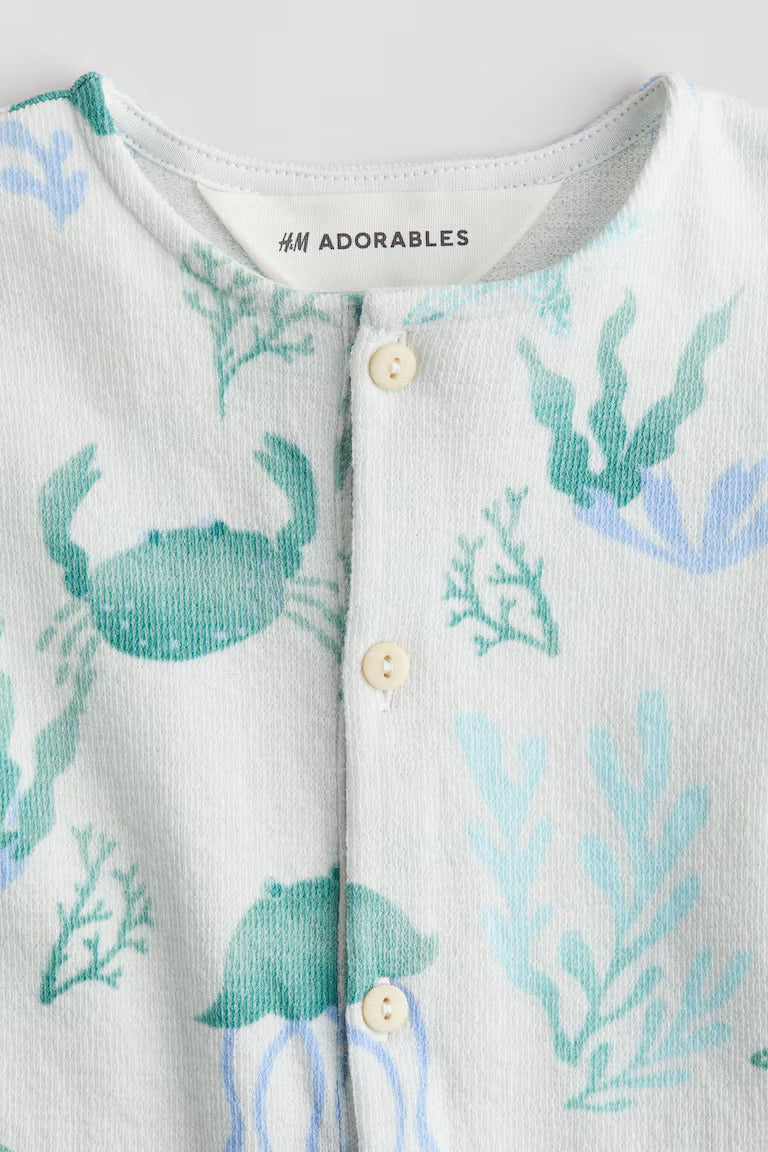 H&M Cotton Romper Suit