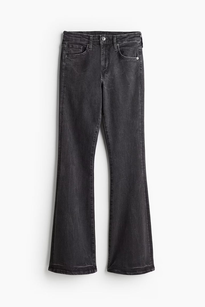 H&M Flared Ultra High Jeans