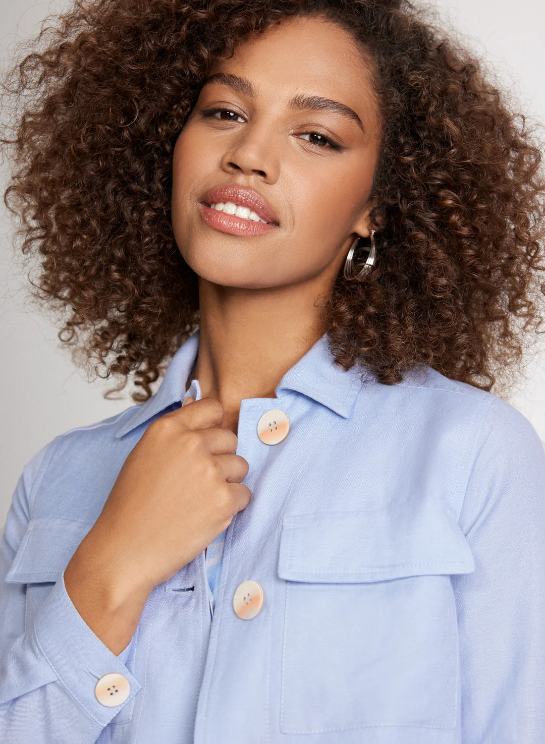 LAURA Short Linen Jacket