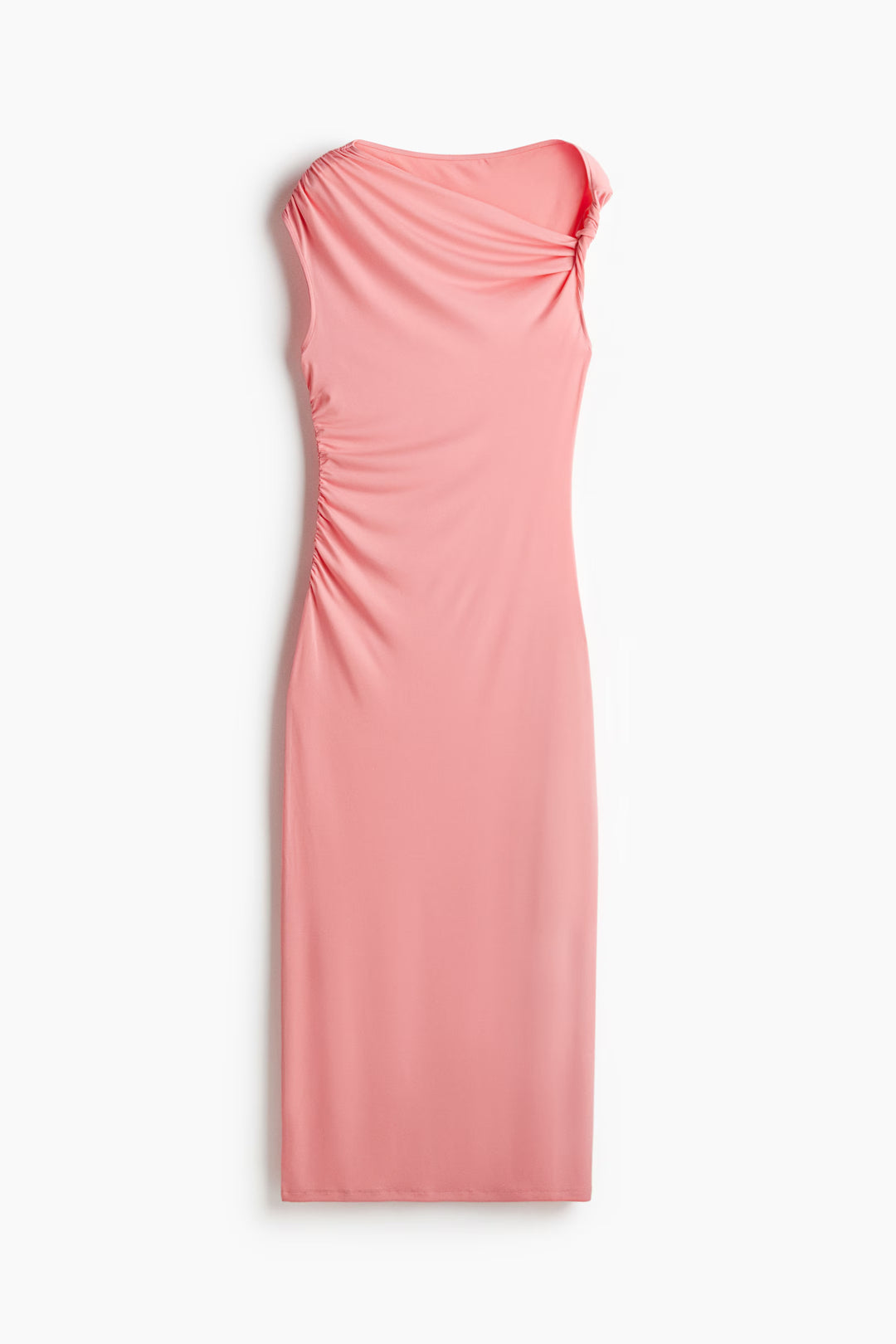 H&M Twist-Detail One-Shoulder Dress