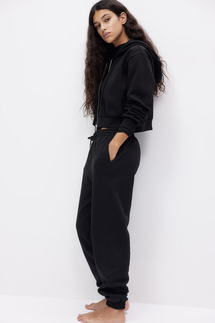 H&M Short Hooded Sweatshirt Jacket