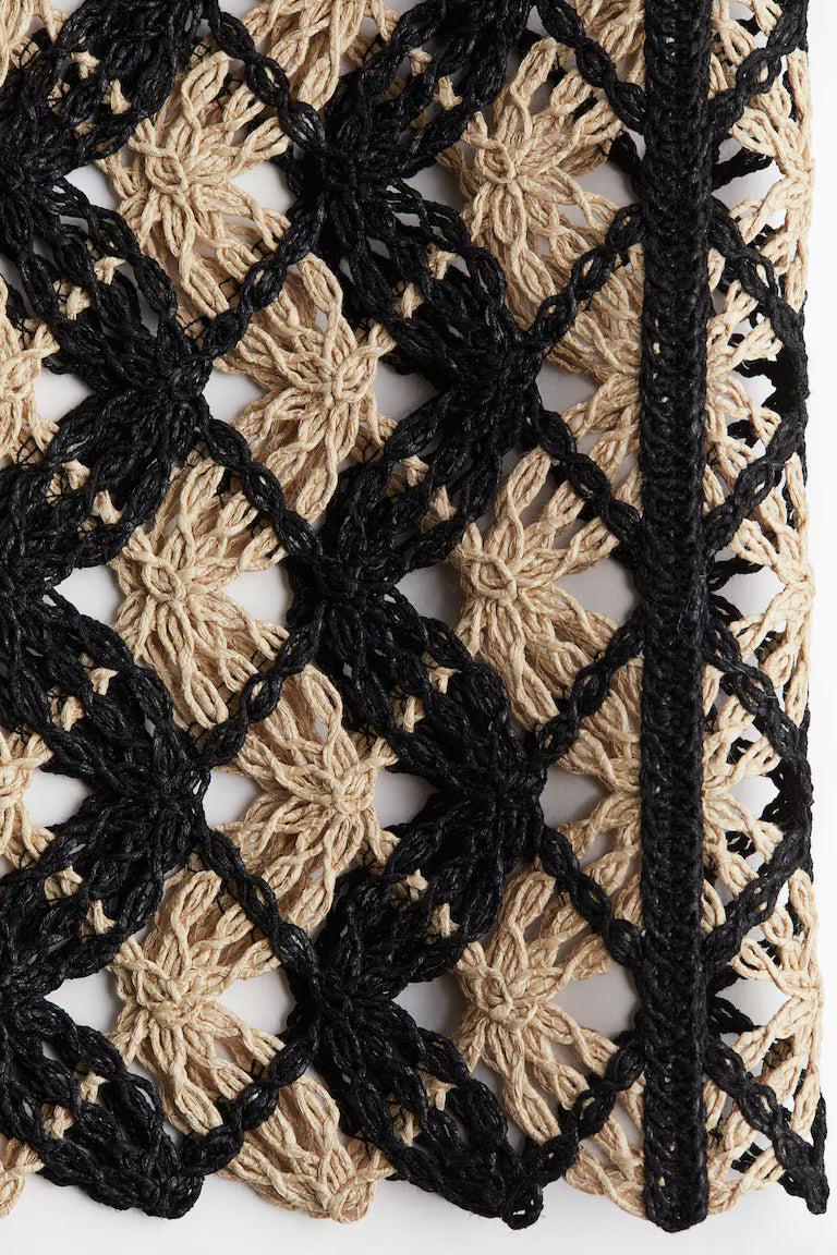 H&M Crochet-Look Skirt