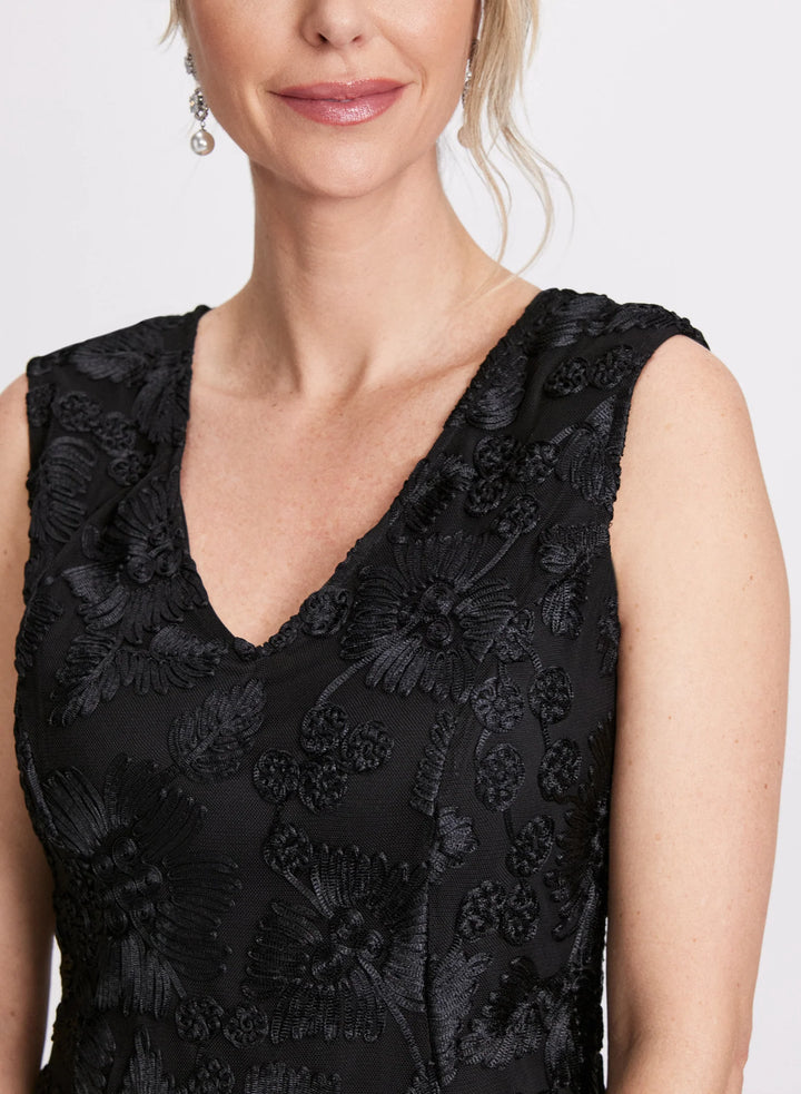 LAURA Soutache Embroidered Lace Dress
