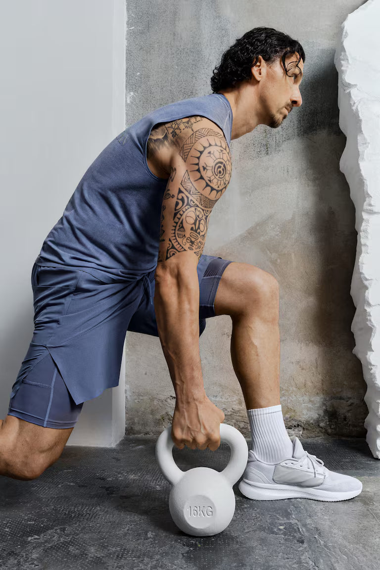 H&M Move x Zlatan Double-Layered Sports Shorts with DryMove™