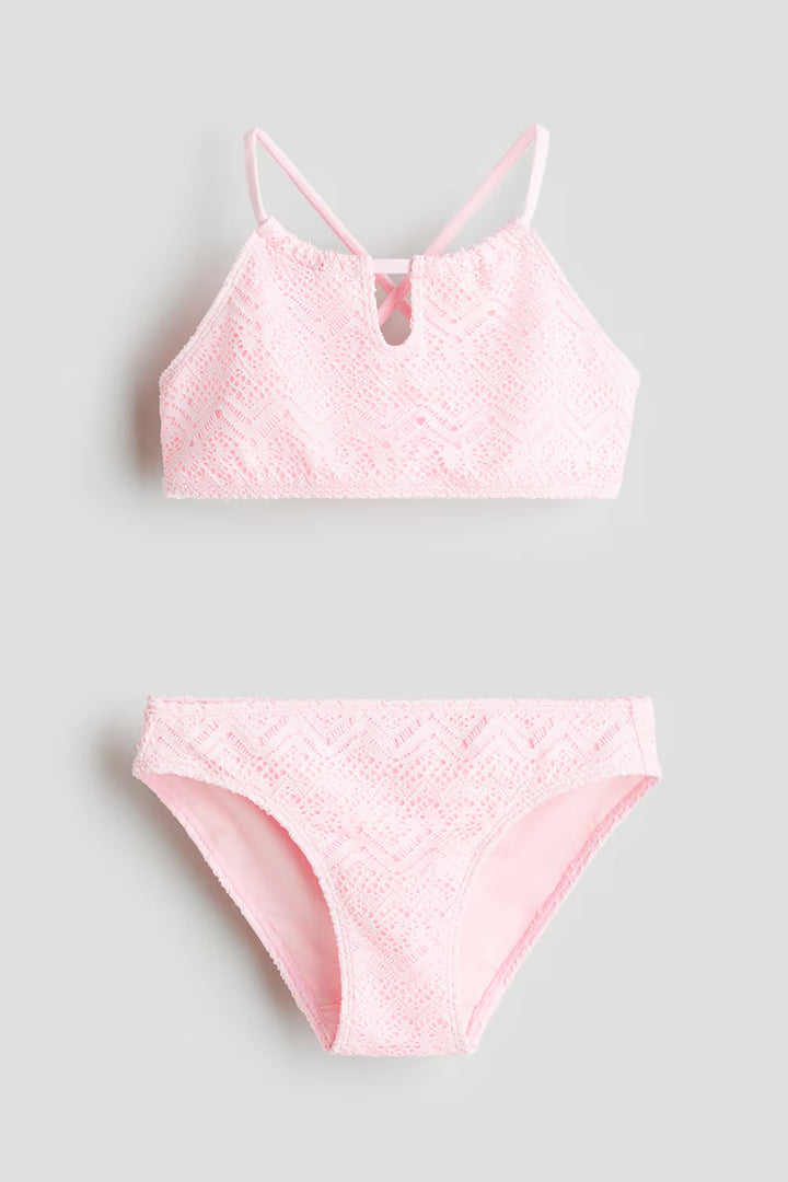 H&M Crochet-Look Two-Piece Swimsuit