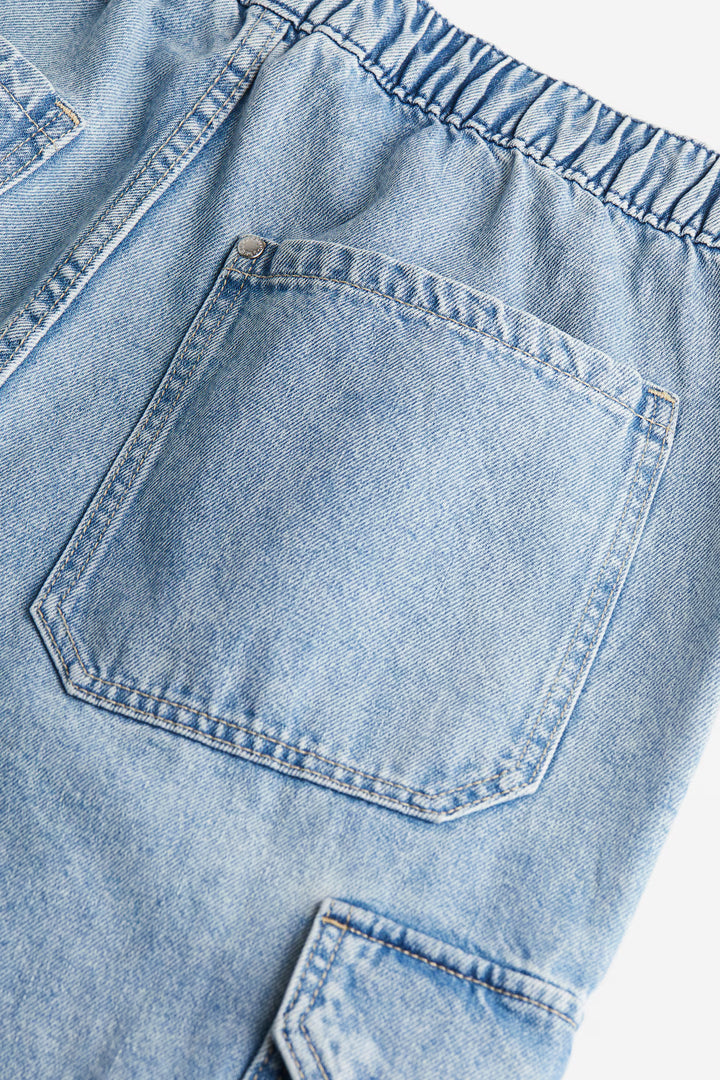 H&M Loose Cargo Denim Joggers