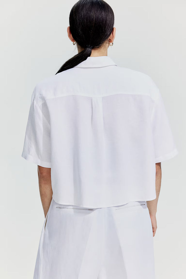 H&M Linen-Blend Shirt
