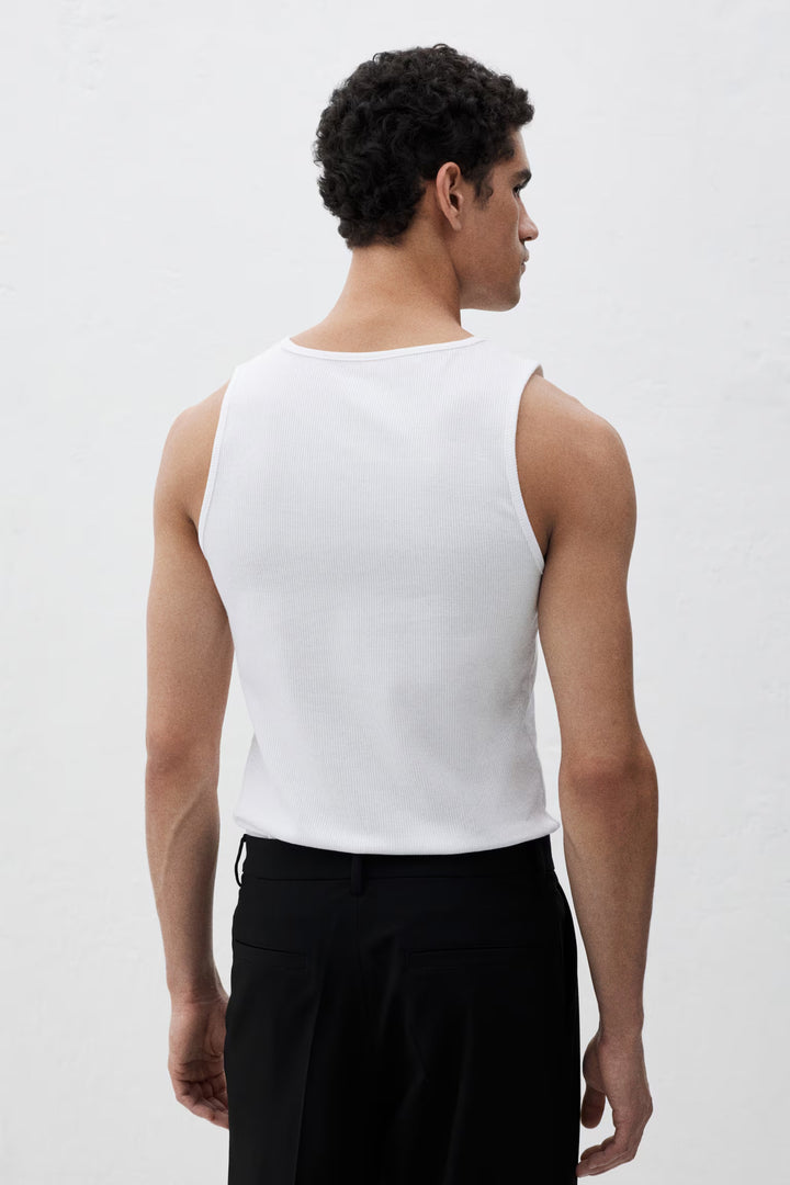 H&M Slim Fit Ribbed Tank Top