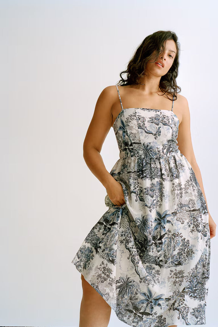 H&M Strappy Midi Dress